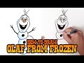 How to Draw Olaf Easy | Frozen