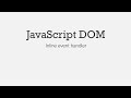 DOM Manipulation: Inline event handler