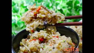 もち米いらず！切り餅でつくるちまき風炊き込みご飯