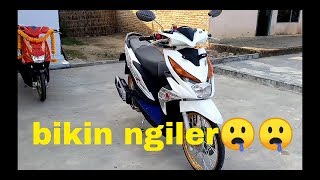 53 Foto foto modifikasi motor beat new Paling Keren