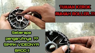 manfaat kerok jalur roler pada motor matic || bisa naikin top speed ?.