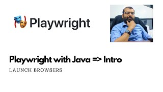 Playwright with Java - Intro and setup.