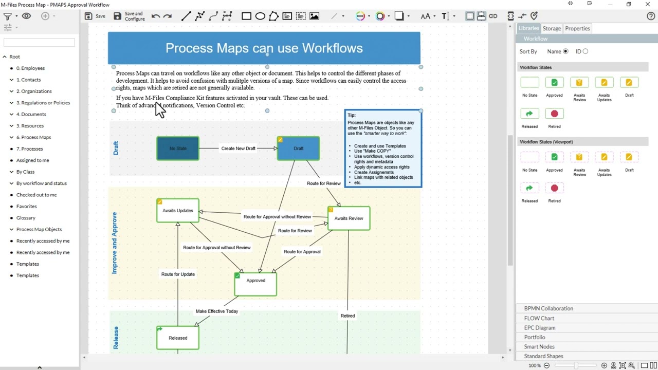 Workflow Maps | M-Files Process Maps 2.0 - YouTube