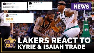 Lakers, NBA Players React To Cleveland Trading Kyrie Irving