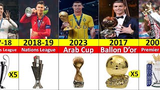 List of Cristiano Ronaldo career all Trophies and Awards (2002-2023)