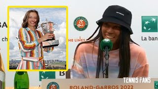 Coco Gauff "Swiatek is definitely the favourite in the Final" - Roland Garros 2022 (HD)