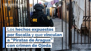 Los HECHOS expuestos por fiscalía y que VINCULAN a “PIRATAS de ARAGUA” con CRIMEN de OJEDA (RD)