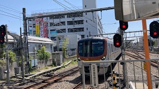 西武池袋線Fライナー快速急行元町中華街行き飯能駅入線シーン