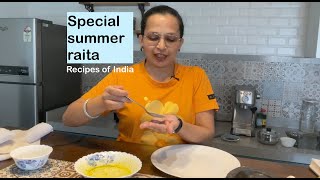 Special summer raita recipe