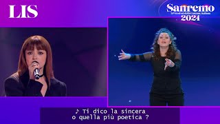 LIS Sanremo 2024 - Annalisa canta 'Sinceramente'