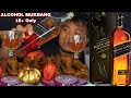 ALCOHOL MUKBANG || BLACK LABEL ❤️