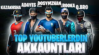 YOUTUBERLERDINʼ AKKAUNTLARIN KOʻRIP SHIQTIM! || #QARAQALPAQSHA FREE FIRE