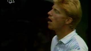 Boris Becker vs. Jan Gunnarsson Wimbledon 1989 3rd round