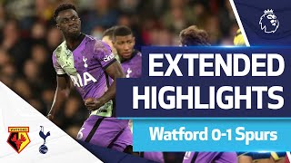 Sanchez starts the new year with a HUGE win! | EXTENDED HIGHLIGHTS | Watford 0-1 Spurs