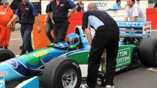 The one and only Nigel Greensall and the Benetton F1