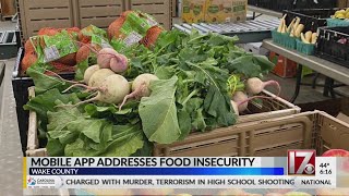 Mobile app addresses food insecurity in Wake County