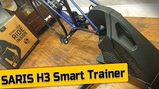 My New Indoor Setup - The Saris H3 Direct Drive Smart Trainer Review and Unboxing for Zwift