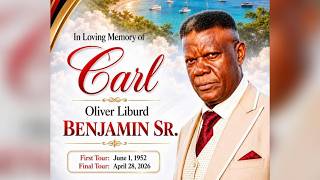 A Celebration Service in Loving Memory of Carl Oliver Liburd Benjamin