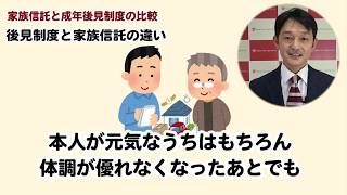 家族信託と成年後見の比較【家族信託の基本シリーズ⑦ 】 第8回 家族信託まるわかりチャンネル