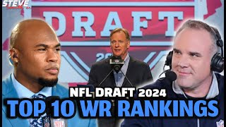 Steve Smith Sr.'s Top 10 WR Rankings with NFL Network's Lance Zierlein | 2024 NFL Draft