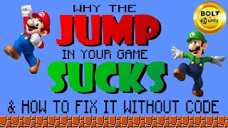 Why Your Jump Sucks & How To Fix It Without Code - Unity + Bolt Tutorial