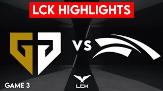 GEN vs HLE Highlights Game 3 | LCK Cup Playoffs Round 2 2025 | Gen.G vs Hanwha Life