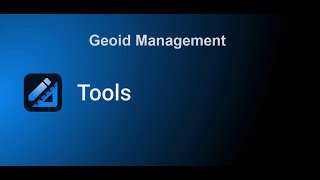 Topcon Tools V9 – Geoid Management