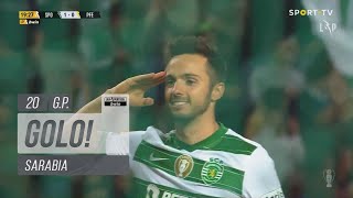 Goal | Golo Sarabia: Sporting (1)-0 Paços de Ferreira (Liga 21/22 #28)