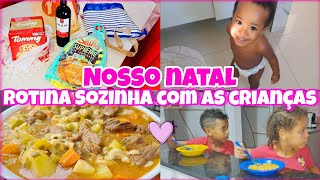 NOSSO NATAL ❤️| OLHA SÓ O QUE ELE GANHOU❤️| ROTINA SOZINHA COM AS CRIANÇAS ❤️| ALINE BAIANA