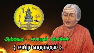 ஆத்திசூடி பொருள் விளக்கம் { உயிர் வருக்கும் } #1 | தரணிசந்திரன் | இளந்தமிழர் பேரவை