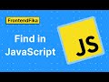 ArrayFTW | Using find for array manipulation in JavaScript