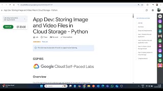 App Dev: Storing Image and Video Files in Cloud Storage - Python || Lab Solution || Arcade 2025