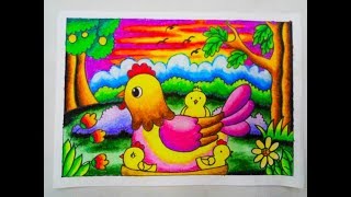Tutorial Mewarnai Pemandangan Alam Dengan Krayon Oil Pastel Youtube Belajarmengarsir Hash Tags Deskgram