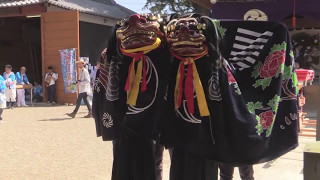 平成29年 御坂神社春祭り 「獅子舞奉納」