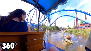 Merlin's Quest (Toverland) - VR ONRIDE - 360° slow boat ride POV