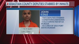 2 Sebastian County sheriff’s deputies stabbed by inmate