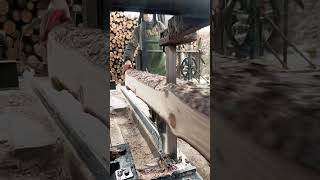 Long wood sawing process-Goodtools and machinery make work easy!!