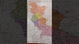 Delhi Jammu Kashmir Himachal Pradesh Punjab Haryana Chandigarh Uttaranchal and Uttar Pradesh map