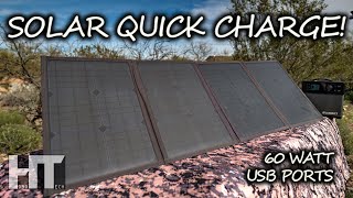 UNLIMITED Charging Options! SUAOKI 100 Watt Portable Folding Solar Panel Review