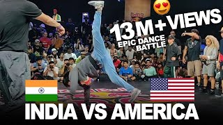INDIA vs AMERICA Epic Dance Battle at Red Bull Bc One 2019 India - World Finals