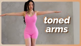 10 min Toned Arms Workout | No Equipment