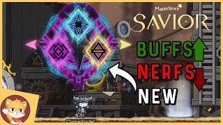 New Skills, Buffs and Nerfs! | Savior Update Skill Balancing | MapleStory Global