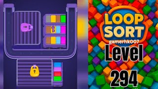 Loop Sort Level 294 Hard level Walkthrough Solution