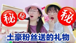 收到土豪粉丝送的神秘礼物！竟拆出一箱黄金？发财了发财了