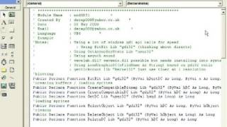 vb tutorial 3 a bouncing ball with bitblt