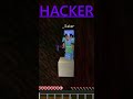 NOOB vs PRO vs HACKER: Minecraft Parkour #shorts #minecraft