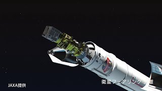 イプシロン４号機に搭載されている人工衛星