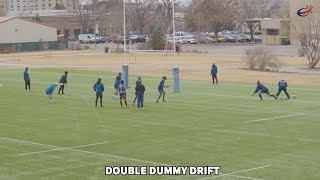 Sheridan,Stewart,Still,Beckham,Marshall Double Dummy Drift Pass: RugbyTown CROSSOVER Academy Week 7