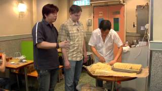 Eating at Maks Noodle House in Central Hong Kong || Tourista TV