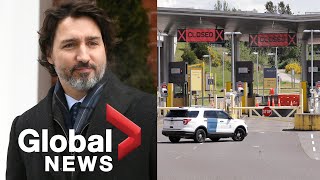 Coronavirus: Trudeau says negative COVID-19 test will be required at land border crossings | FULL